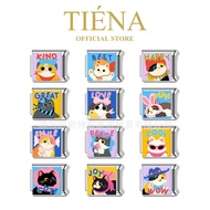 TIÉNA Italian Charm Bracelets Pendant Bracelet Charm Italy PREMIUM CAT Series Vintage Bracelet