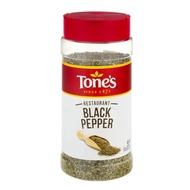 Tone's Restaurant Black Pepper, 8 oz