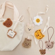 🌈Taiwan Taiwan Ready Stock Ready Stock🌈Bear Name Tag Name Tag Korean ins Bear Name Tag Charm Baby Na