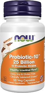 Now Foods Probiotic-10 25 Billion Veg Capsules, 50ct