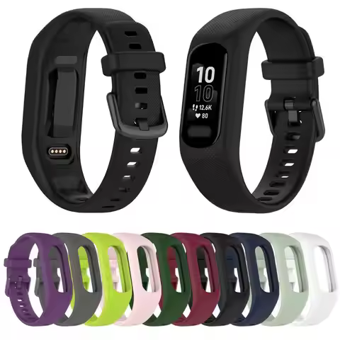 Fashion Garmin Vivosmart 5 Silicone Strap Replacement Sport Wristband Classic Wrist Watchband Bracel