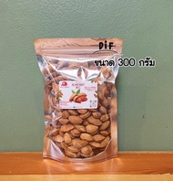 อัลมอนด์อบเนยมีเปลือก (Almond) ถั่วอัลมอนด์อบเนย หอมเนย หวานมันเค็ม  อร่อยสดใหม่ ขนาด 300-500 กรัม