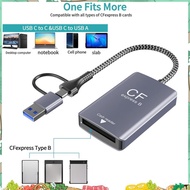 2 in 1 CF Express Type B Card Reader CF Express Card Reader Type B Adapter USB 3.2 10Gbps Portable C
