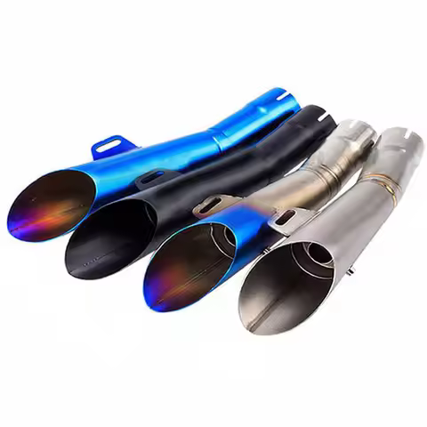 Motorcycle Exhaust Pipe Muffler Bike Motorcross Scooter Escape Modified Exhaust System GY6 For Yamah