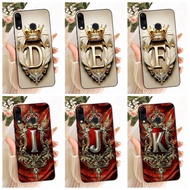 Cover Asus ZenFone 5 Case ZE620KL Luxury Crown A-Z Letters 2D Flat Pattern Soft Phone Case