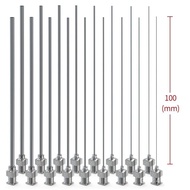 Needle Glue Injection Accessories Glue Full Dispensing Valve Long Tube Stainless Steel 100mm 100mm N