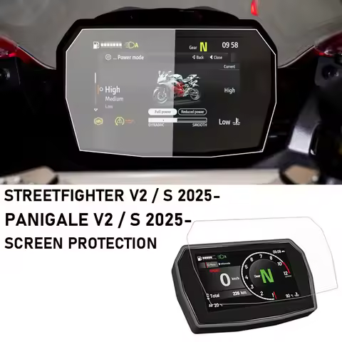 2025 PANIGALE V2 V2S Motorcycle Scratch Cluster Screen Dashboard Protection For Ducati Streetfighter