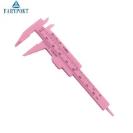 Quick and Accurate Plastic Sliding Caliper Gauge Measure Tool Double Scale Ruler