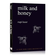 หนังสือภาษาอังกฤษ พร้อมส่ง Milk and Honey หนังสือ By Rupi Kaur Literature Family Poetry Women Love Poems Books for Teen Adult English Reading Book Gifts Paperback