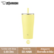 Zojirushi Tumbler with Straw แก้วสุญญากาศเก็บความเย็น 0.89 ลิตร รุ่น SX-HA89