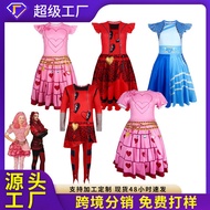 Halloween Costume Descendants Descendants 5 Bodysuit cosplay Costume Stage Performance Costume Cross