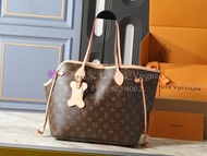 紫鑽🌟誠信商家🌟💜全新Louis Vuitton LV Neverfull 老花 帆布 托特包 全新手袋 包包