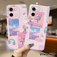 Disimurah Latest Vivo Y28 4G Pro Camera Case - Fashion Case Flower (DS03) - Vivo Y28 4G Silicone
