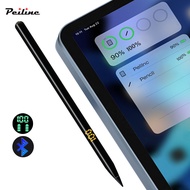 Peilinc บลูทูธดินสอปากกา Stylus สำหรับ iPad ปากกาสำหรับ Apple Pencil 2 1แบตเตอรี่ดิจิตอลจอแสดงผลเตือนเอียงปาล์มปฏิเสธ 애플펜슬 pen1 White tip2 One