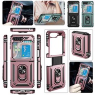 **包郵** [玫瑰金][適用三星 galaxy z flip5] 手機殼 支架手機保護套 [平行進口] PC6335