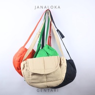 JANALOKA Gentari Puffy Bag Sling Bag Korean Style Crossbody Bag Puffy Bag