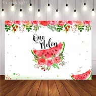 ♗✧┋ Photography backdrop one melon newborn kids flowers background for photo booth studio watermelon summer holiday shoot prop