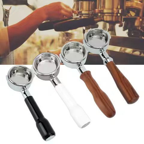 Coffee Portafilter 58mm E61 Single Layer Filter Bottomless Handlheld Portafilter for Expobar/Rancili