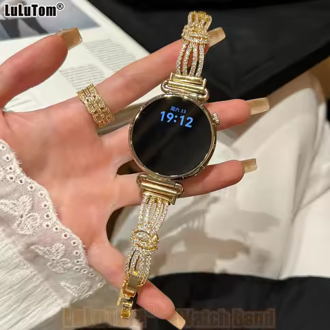 Luxury Zircon Designer-Style Bands for Samsung Galaxy Watch 9 8 44/40mm 46mm Ultra 47mm Huawei 11 10