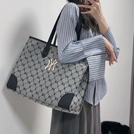 Korea Korea MLB Tote Bag New Style Embroidered Large-Capacity Messenger Bag NY All-Match Fashion Full Print Commuter Handbag
