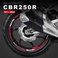 Motorcycle Wheel Sticker Waterproof Rim Stripe CBR250R Accessories for Honda CBR250RR CBR 250R 250 R