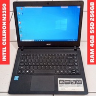 Laptop Acer Aspire Es1 432 Intel Celeron N3350 RAM 4GB Notebook Second