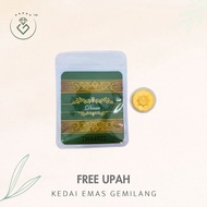 [Kedai Emas Gemilang] 800871 1 Dinar Public Gold Gold Coin (D044922) (1.8Cm) (4.25G) [999 Gold]