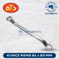 ATS Wrench Ring 21 x 23 mm Box End Wrench 21x23mm