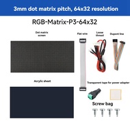 [jwerlyday]P3 LED Matrix Panel 64x32 Pixels Indoor Screen RGB Full-Color LED Display 192x96mm 1/16 S