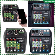 [ 4 Channel Mixer USB Digital Mixer for Singing Band Performance DJ Mixing