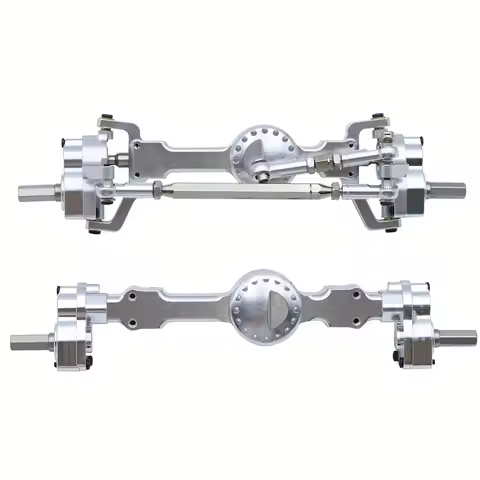 MN 99S Aluminum Alloy CNC Full Metal Front Rear Portal Axle Set For 1/12 MN MN99S MN98 D90 D91 D99 D
