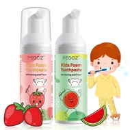 Foam Toothpaste Kids, Kids Mouthwash with Fruit Flavor - Toddler toothpaste age for Children, 360ºCa
