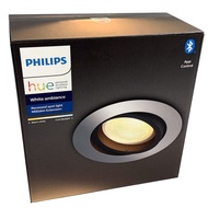 Philips Hue White Ambiance Milliskin Recessed Spotlight (Round) GU10 Bulb, 350lm