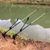 Jagrak joran pancing 2.1 meter cagak joran pancing teleskopik 2.1 meter