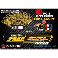 Fake scoopy Sticker