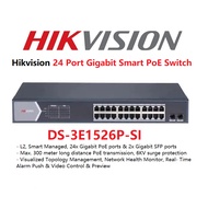 Hikvision DS-3E1526P-SI Hikvision 24 Port Gigabit Smart PoE Switch With SFP - Hikvision POE Switch