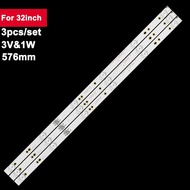 Led Backlight Strips For TV 32inch 0D32D06-ZC21FG-05 303TT320038 ATV-32 A320SD5G22 E356289 576mm 3pcs/set