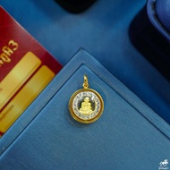 จี้พระจิ๋วล้อมพลอย หลวงปู่ทวด พระพิฆเนศ เจ้าแม่กวนอิม พระพรหม สมเด็จโต หลวงพ่อโสธร เลี่ยมทกันน้ำ ทอง