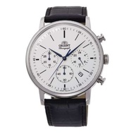 BNIB ORIENT Classic Chronograph RA-KV0405S RN-KV0405S White Dial Men's Watch