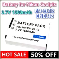 Brand New EN-EL12 ENEL12 1500mAh Battery for Nikon Coolpix A1000 B600 W300 A900 AW100 AW110 AW130 AW