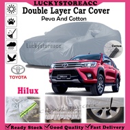 Toyota Hilux 4X4 Anti Scratch Double Layer Car Cover PEVA Cotton Selimut Penutup Kereta Sun Rain Dust Kalis Air