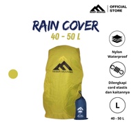 MERAPI MOUNTAIN Rain Cover Premium Waterproof 40-50L Nylon Backpack Cover Elastic 1600002