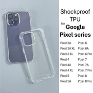 SHOCKPROOF TPU for Google Pixel [For Pixel 10, 10 Pro, 10 Pro XL, 5, 6A, 6 Pro, 7, 7 Pro, 7A, 8, 9 P