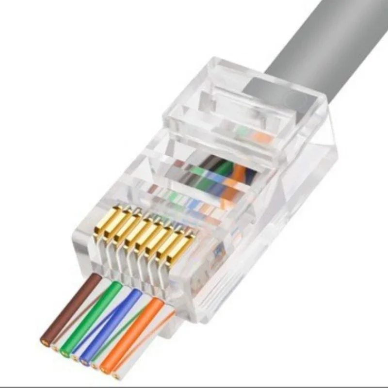 Konektor rj45 1rb dapat 2biji