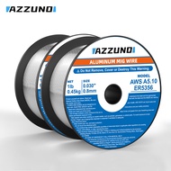 Azzuno aluminum welding wire mig 0.8mm/1.0mm 0.5kg high quality gasless without CO2 gas aluminum cor