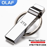 ❅ Olaf USB Flash Drive Metal Pen Drive 2TB/1TB/512G Waterproof High speed Flash Disk Mini Memory Sticks 2TB U Disk Pen Drive