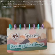 Budget Book Money Saving Binder Saving Challenge Reusable Cash Planner Envelope Fun Money-Saving Org