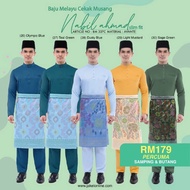 [NEW 2022] Jakel Baju Melayu Avante By Nabil Ahmad Slim Fit Full Package FREE Samping &amp; Butang Baju Part 5