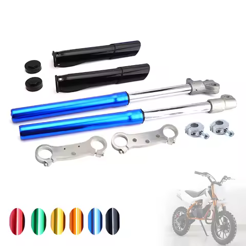 540mm Front Fork Shocker Absorber Upper Lower Connecting Plate Kit For 49cc 2 Stroke Pocket Bike Min