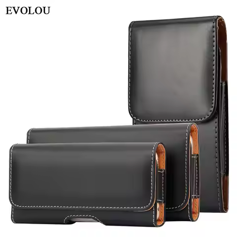 Pouch Cover Belt Clip Leather Case For Realme X50 X3 SuperZoom 6i 5i 6 Pro Find X2 Flip Magnetic Wai